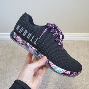 NOBULL / 10 / Women's SuperFabric Midnight Palm Athletic Trainers Crossfit Shoes